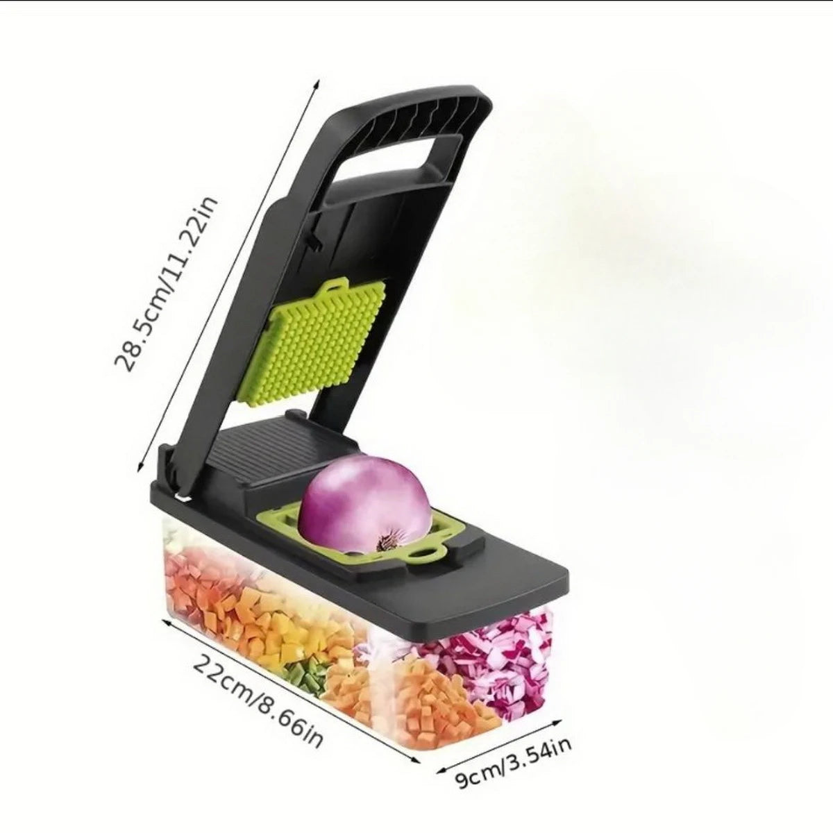 14 in 1 Multifunctional Vegetable Onion Manual Chopper Potato Cut Shredder Slicer