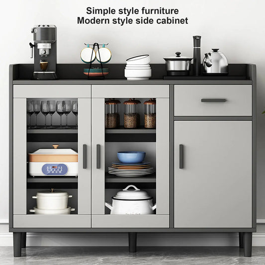 Sideboard Modern Simple Light Luxury Kitchen Storage Sideboard Tea Cabinet