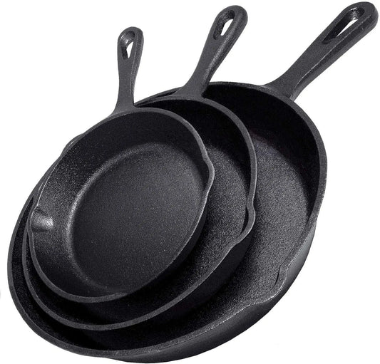16cm/20cm/25cm a set Frying Pan Non-Stick Steel Frypan
