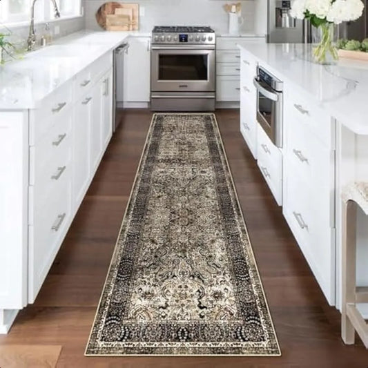 Washable Rug Ultra Thin Runner Non Slip Carpet Runner
