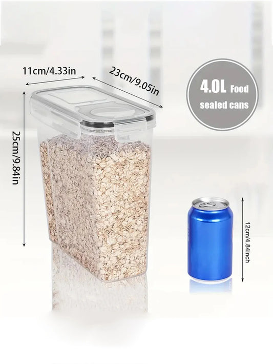 4pc  Large Food Storage Containers With Lids, Airtight