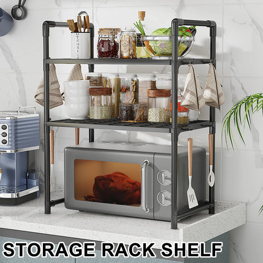 Microwave Shelf Kitchen Storage Rack Multi Layer Condiment Organizer