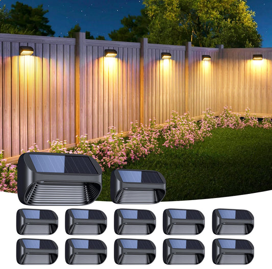 Solar Powered, Auto On/Off, Solar Deck for Outside Yard